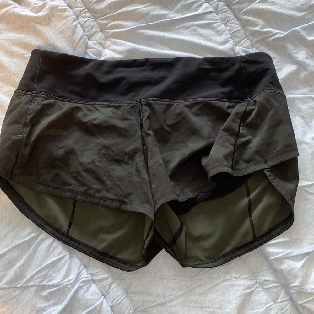 Lululemon camo shorts
